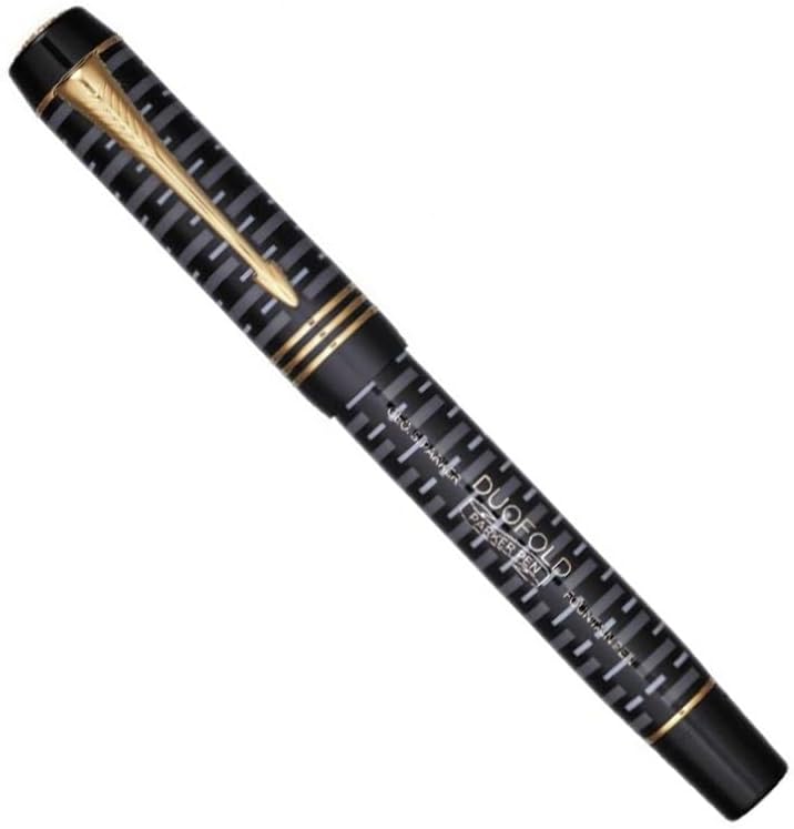 Parker Duofold 100th BLACK GT Fountain Pen - Image 5